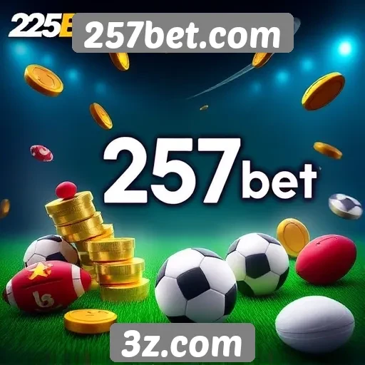 Diversidade de jogos oferecidos em 257bet